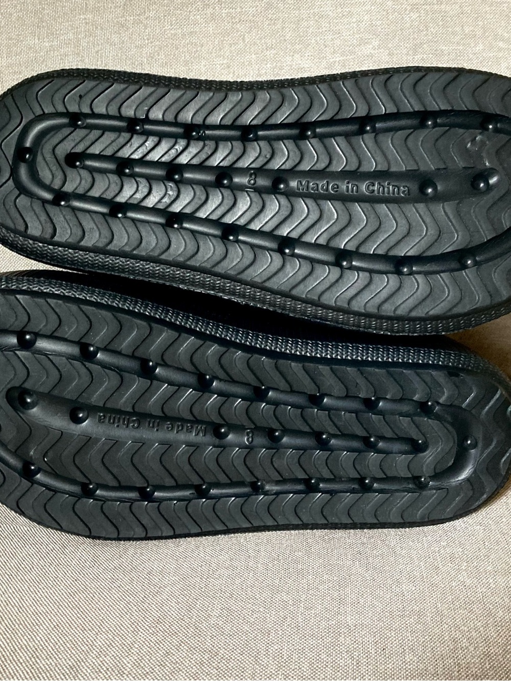 Bebe Chunky Platform Flip Flops Black Y2K Foam Sandals Size 8 - Picture 6 of 9